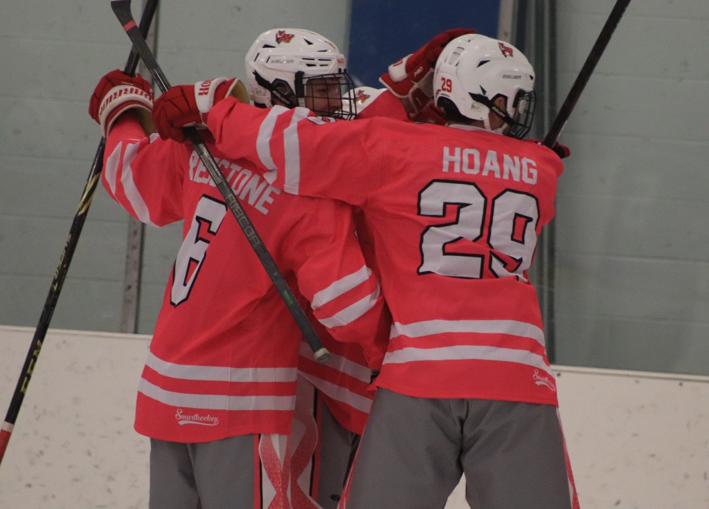 Club Hockey Holds Annual Pink Game Center Field